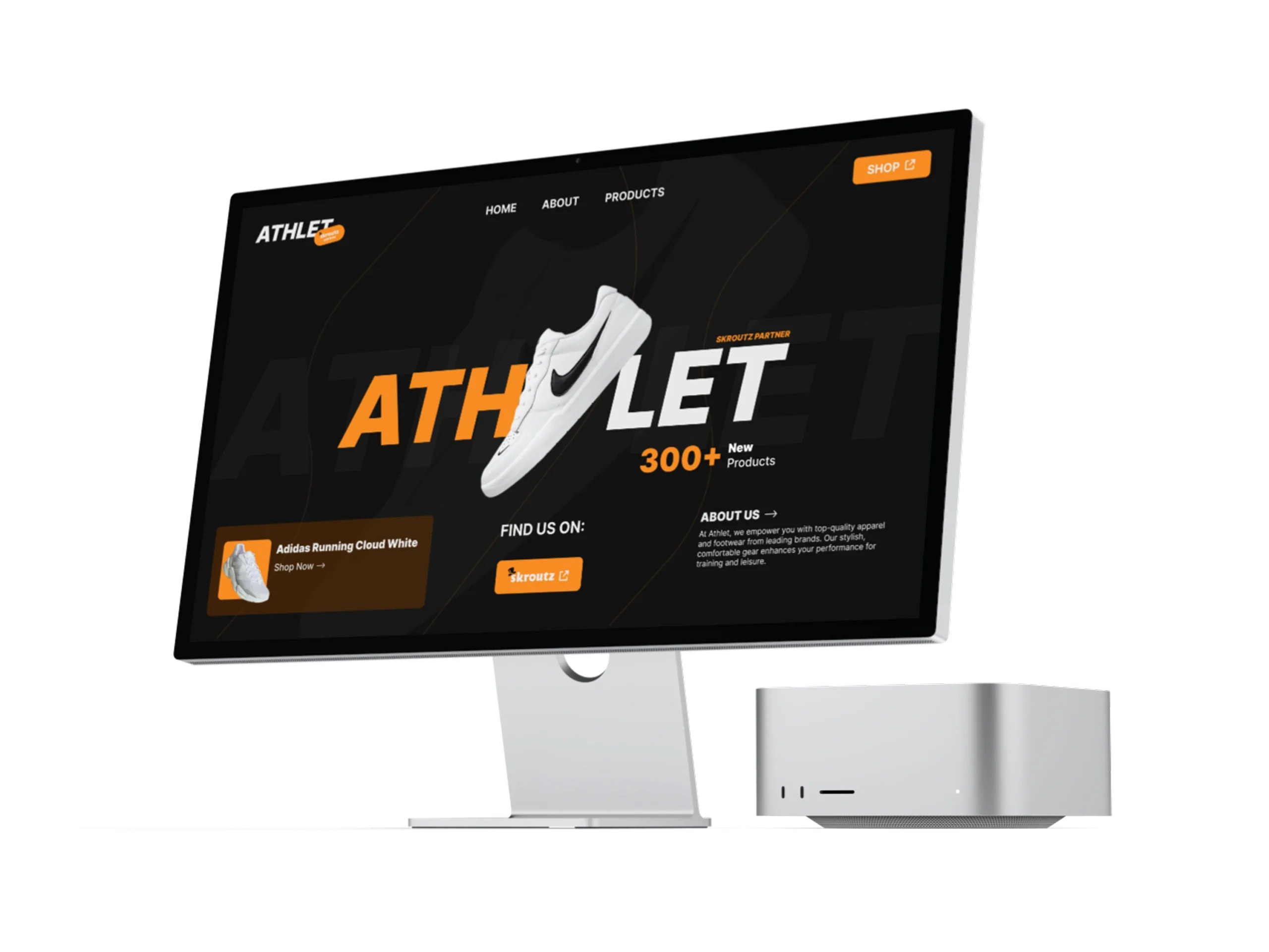 Athlet Landing Page