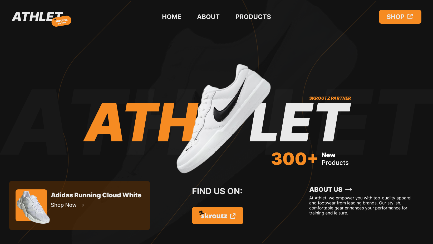 Website after the redesign